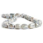 Mystic Platinum Moonstone Plain Nugget Beads 13 inch 25 pieces - The Bead Traders
