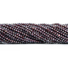 Mystic Rhodolite Microfaceted Round Beads 12 inch 140 pieces - The Bead Traders