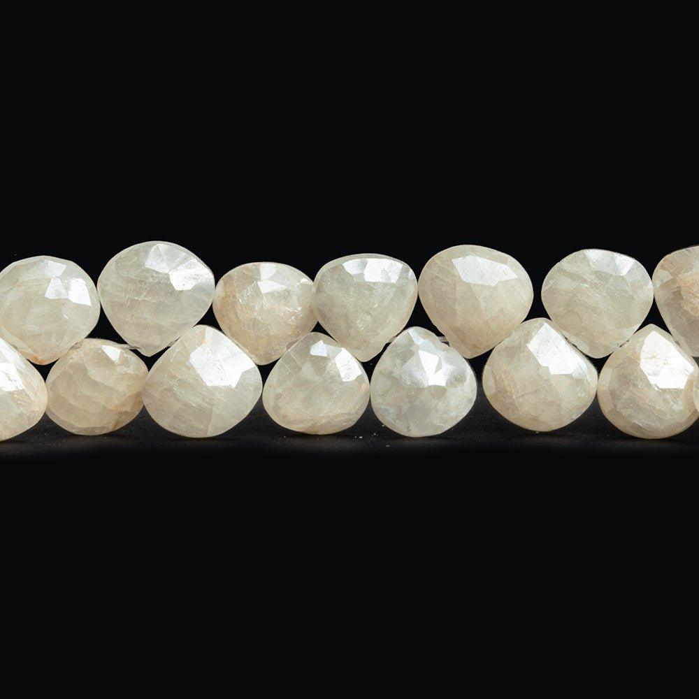 Mystic Sapphire Faceted Heart Beads 8 inch 50 pieces - The Bead Traders