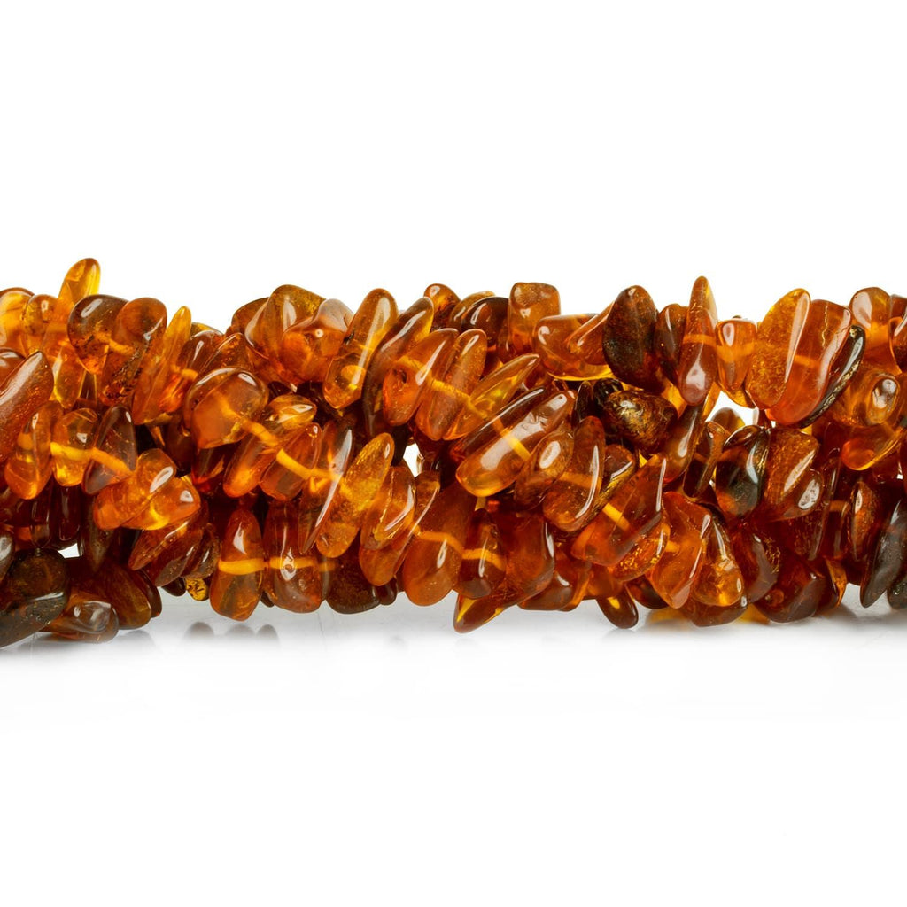 Natural Baltic Amber Plain Nugget Beads 22 inch 85 pieces - The Bead Traders