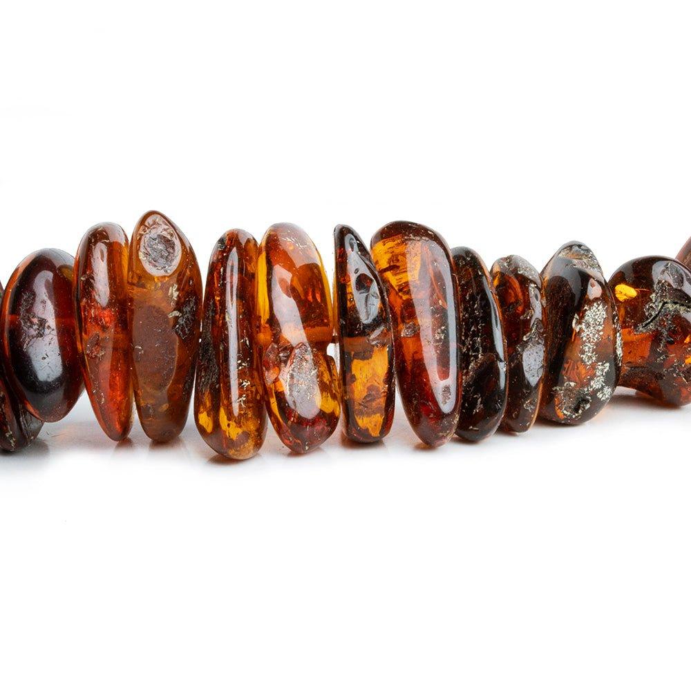 Natural Baltic Amber Plain Nugget Beads 24 inch 100 pieces - The Bead Traders