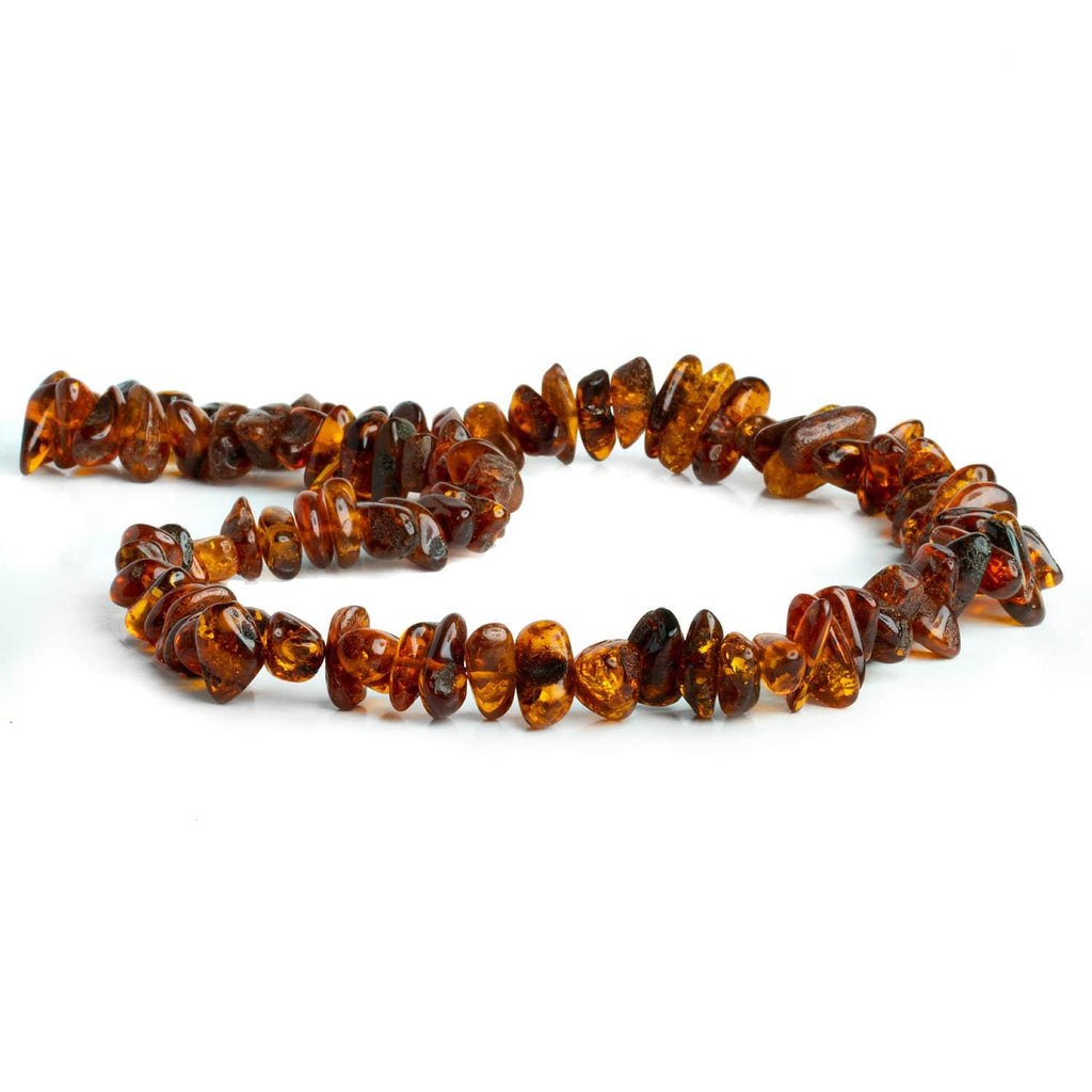 Natural Baltic Amber Plain Nugget Beads 25 inch 100 pieces - The Bead Traders