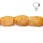 Nectar Agate Hammer Faceted Rectangle Beads - The Bead Traders