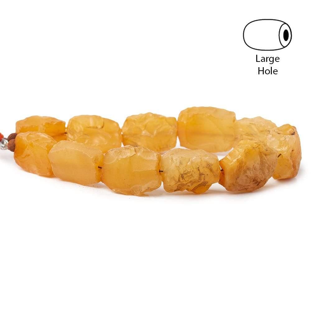 Nectar Agate Hammer Faceted Rectangle Beads - The Bead Traders