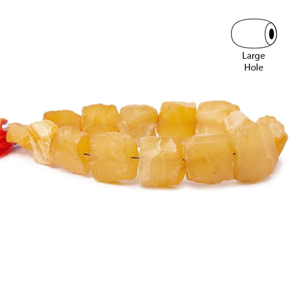 Nectar Agate Hammer Faceted Square Beads - The Bead Traders