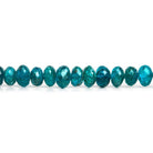 Neon Apatite Faceted Rondelle Beads 14 inch 95 pieces - The Bead Traders