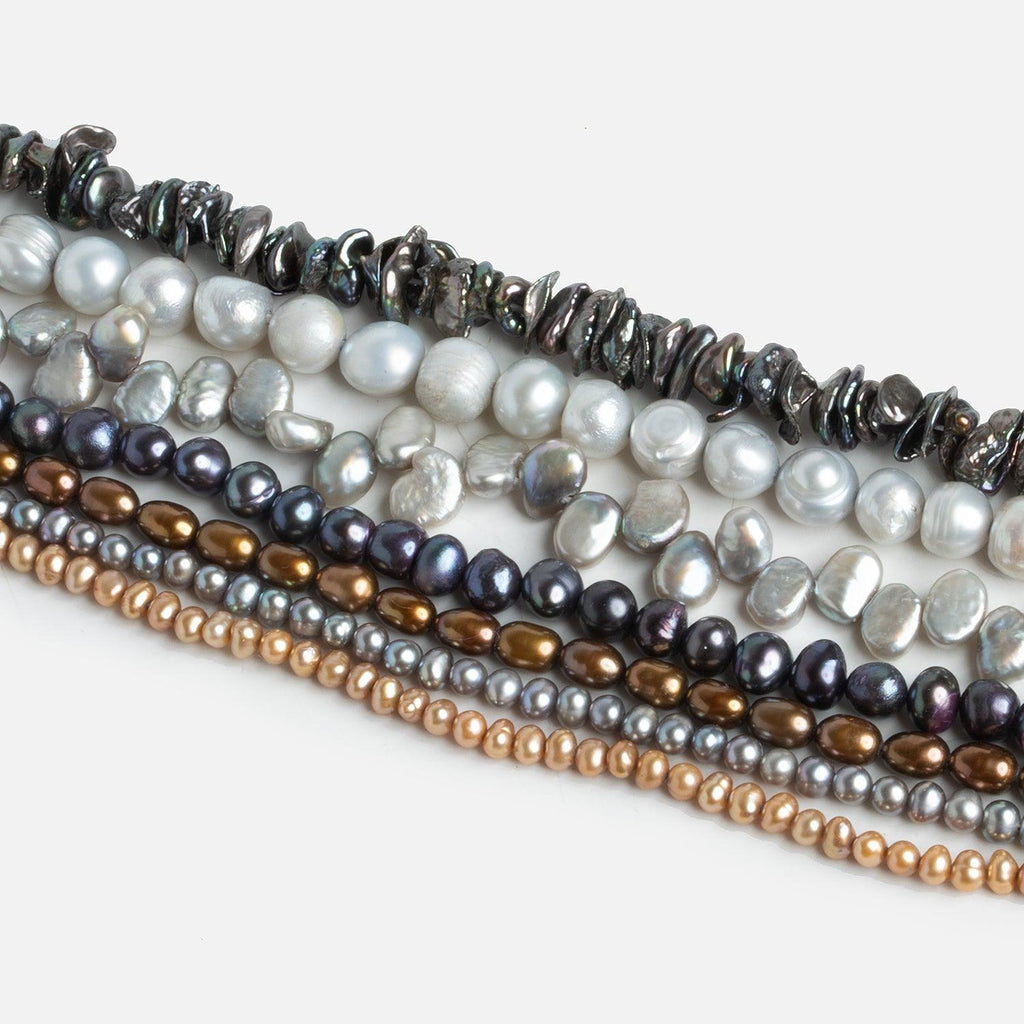 Night Horizon Pearls - Lot of 7 - The Bead Traders
