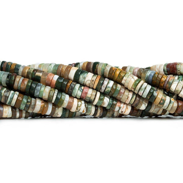 Ocean Jasper Plain Heishi Beads 16 inch 200 pieces