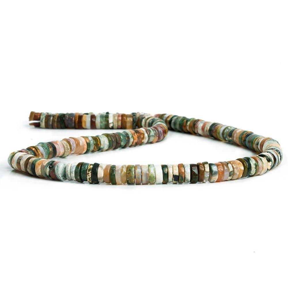 Ocean Jasper Plain Heishi Beads 16 inch 200 pieces - The Bead Traders