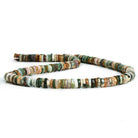 Ocean Jasper Plain Heishi Beads 16 inch 200 pieces - The Bead Traders