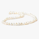 Off White Baroque Side Drilled Freshwater Pearls 16 inch 64 pieces 6x6-8x7mm - The Bead Traders
