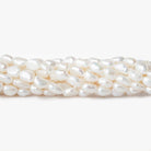 Off White Petite Baroque Freshwater Pearl 15 inch 54 pieces 6x4mm - 8x5mm - The Bead Traders