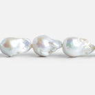 Off White Ultra Baroque Freshwater Pearls 16 inch 19 pieces - The Bead Traders