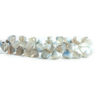 Owyhee Denim Blue Opal Top Drilled Triangle Beads 8 inch 8x8x9mm 40 pieces - The Bead Traders