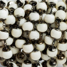 Ox Bone Capped Black Gold Chain by the Foot 21 pieces - The Bead Traders
