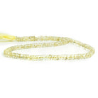 Pale Lemon Quartz Beads Plain 5mm Heshi - The Bead Traders