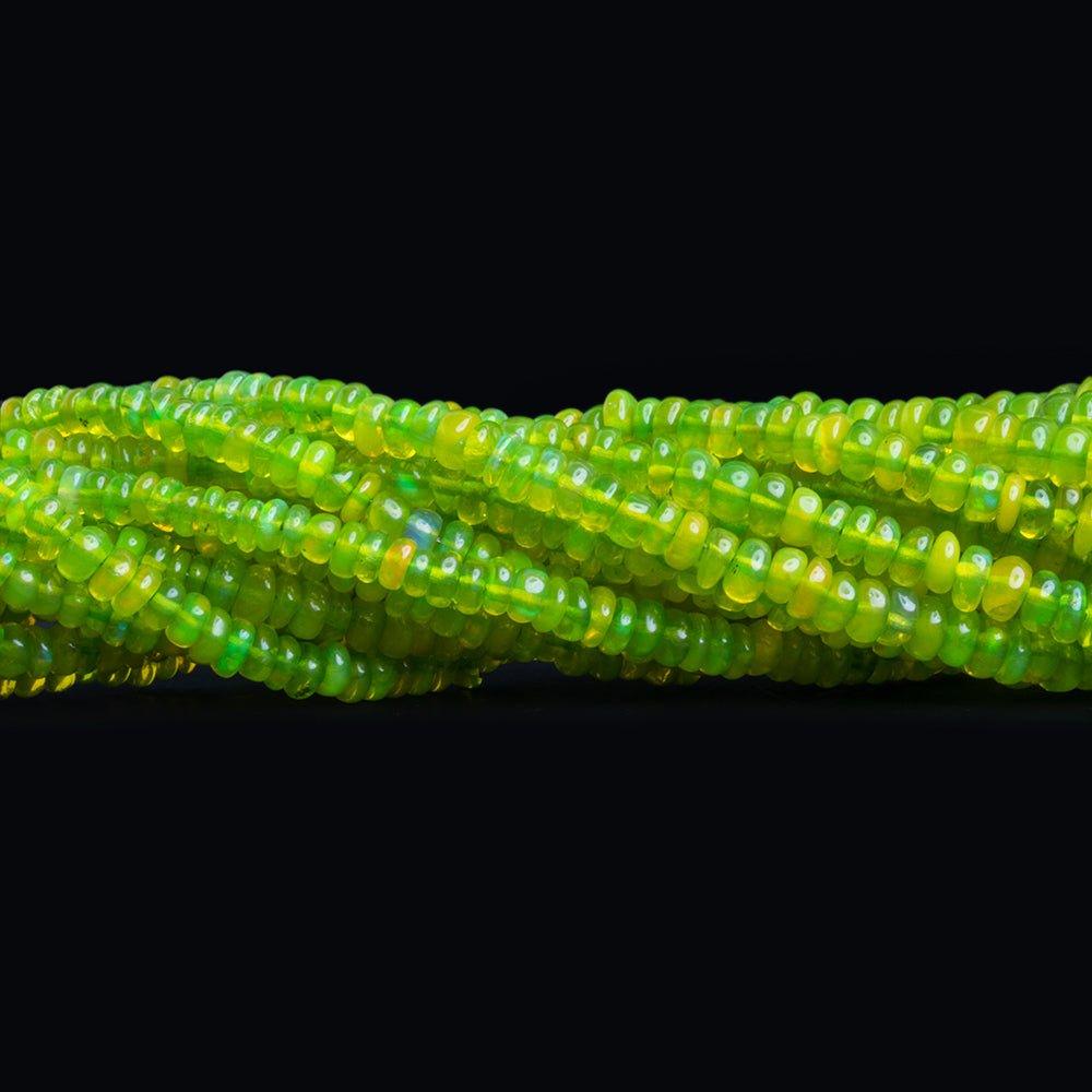 Parrot Green Ethiopian Opal Plain Nugget Beads 17 inch 220 pieces - The Bead Traders