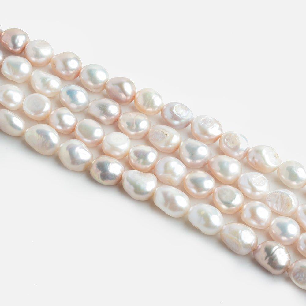 Peach Pink Baroque Pearls - Lot of 4 - The Bead Traders