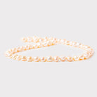 Peach Side Drilled Baroque Freshwater Pearl 15" length, 7x6-9x7mm, 53 pcs - The Bead Traders