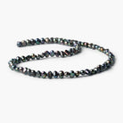 Peacock Grey Baroque Side Drilled Freshwater Pearls 16 inch 85 pieces 5x3-6x4mm - The Bead Traders