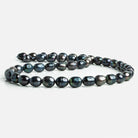 Peacock Oval Freshwater Pearls 15 inch 35 pieces - The Bead Traders