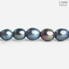 Peacock Oval Large Hole Pearls 8 inch 23 pieces - The Bead Traders