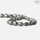 Peacock Silver Large Hole Baroque Freshwater Pearls 15 inch 39 pieces - The Bead Traders