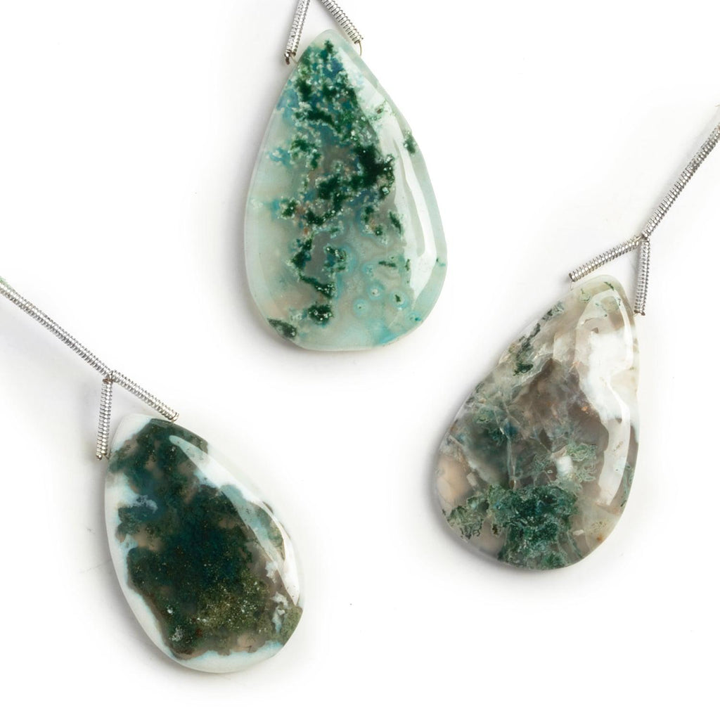 Peacock Solar Quartz Pear Focal Bead 1 Piece - The Bead Traders