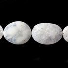 Peacock Solar Quartz Straight Drilled Faceted Ovals 8.5 inch 10 pieces - The Bead Traders