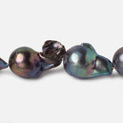 Peacock Ultra Baroque Freshwater Pearl 16 inch 16 pieces A - The Bead Traders