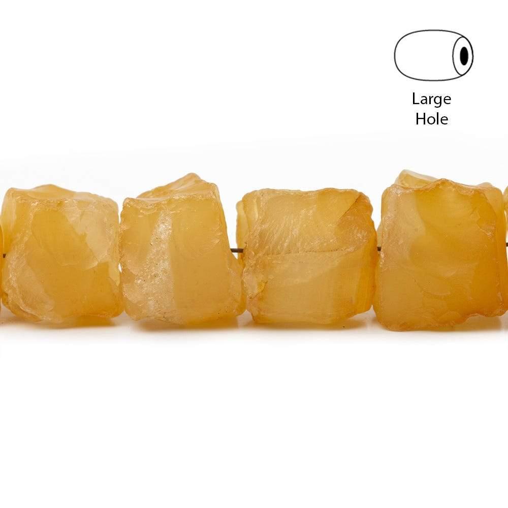 Pear Agate Hammer Faceted Cube Beads 8 inch 14 pieces - The Bead Traders