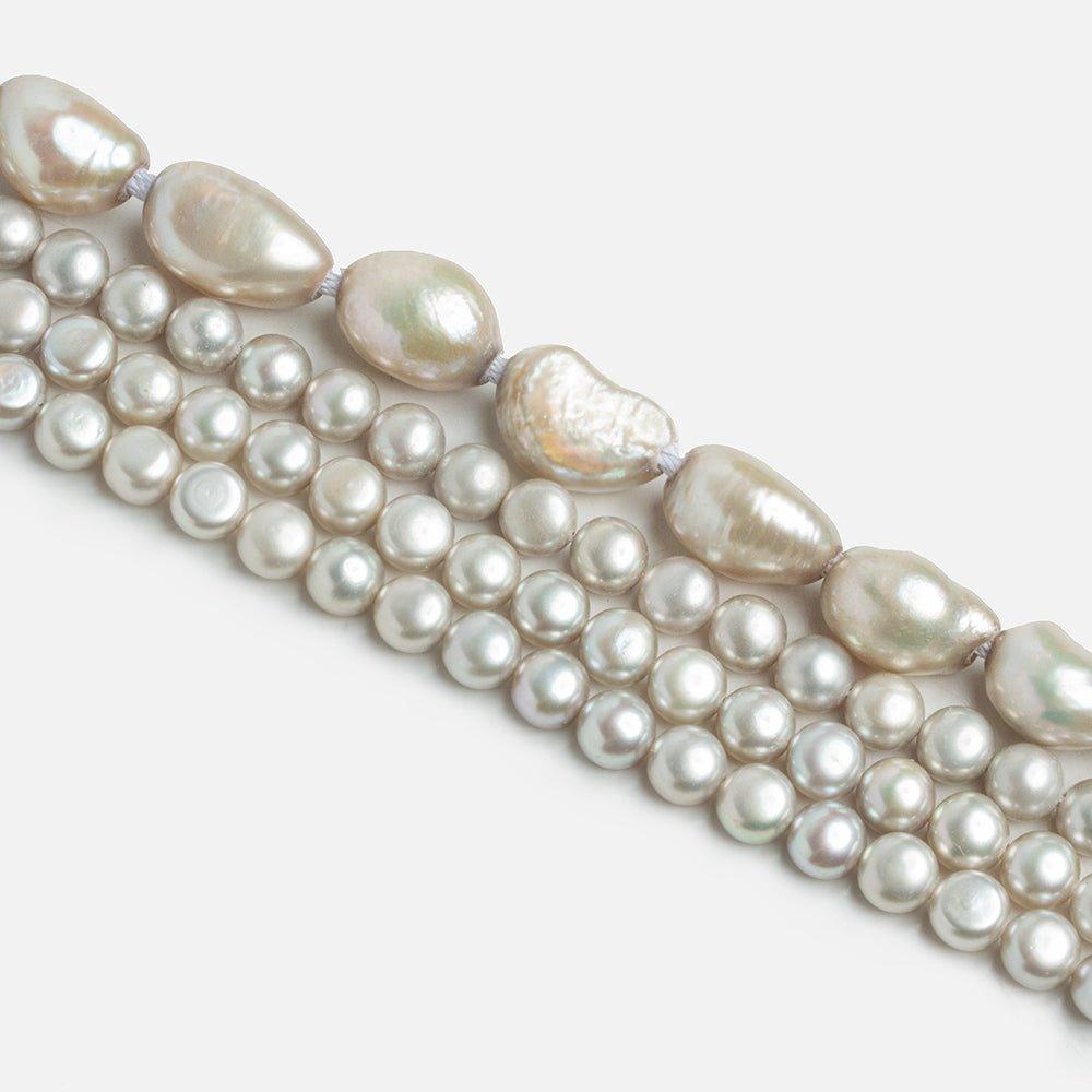 Pewter Pearls - Lot of 4 - The Bead Traders