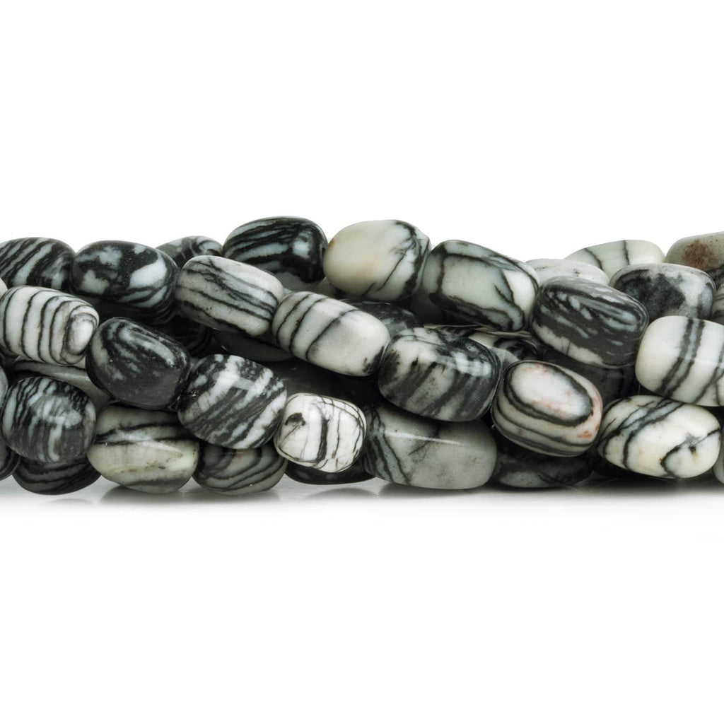 Picasso Jasper Plain Nuggets 16 inch 38 beads - The Bead Traders