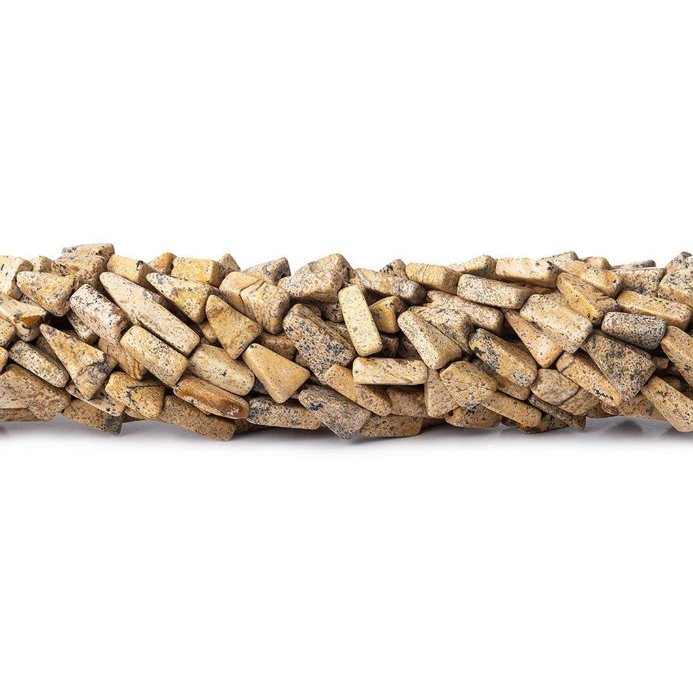 Picture Jasper Beads 6-7mm Triangles - The Bead Traders