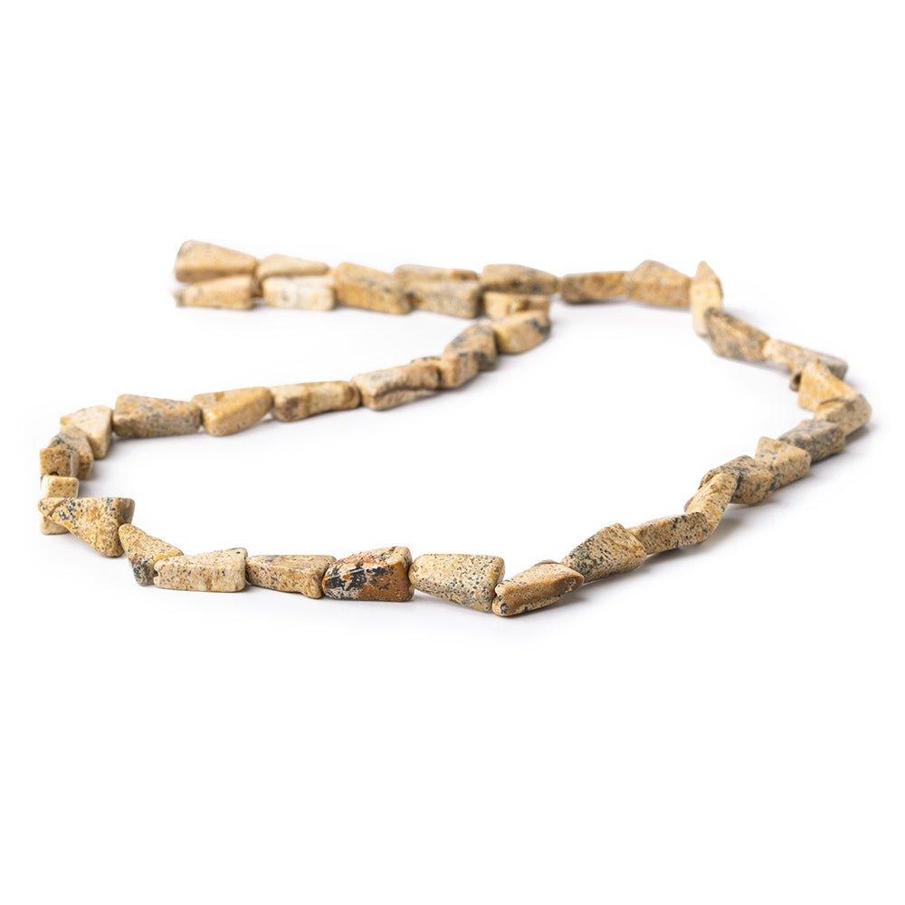 Picture Jasper Beads 6-7mm Triangles - The Bead Traders