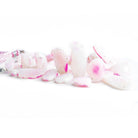 Pink Agate Drusy Nugget Beads 8 inch 32 pieces - The Bead Traders