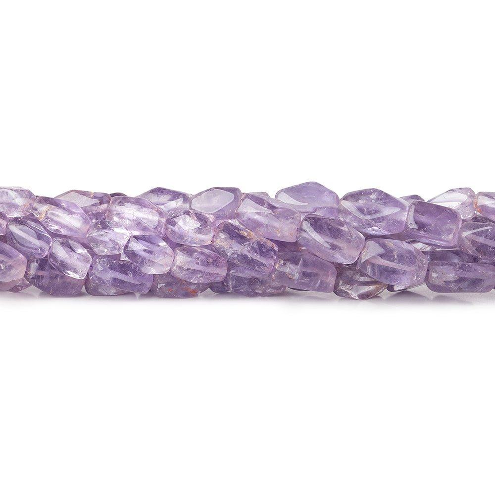 Pink Amethyst Beads Faceted 8x6-11x7mm Bicone, 14.5" length, 49 pcs - The Bead Traders