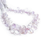 Pink Amethyst Faceted Pear Beads 8 inch 55 pieces - The Bead Traders