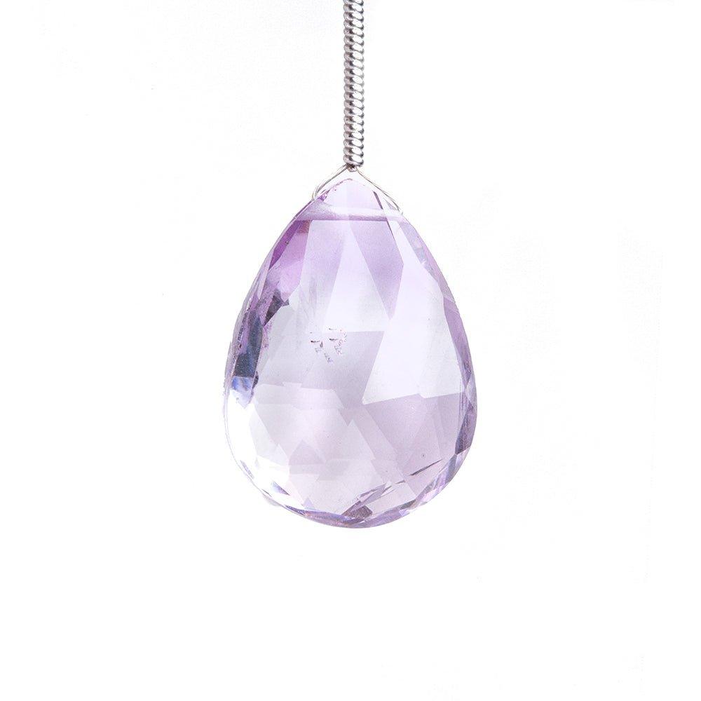 Pink Amethyst Faceted Pear Focal Bead 1 Piece - The Bead Traders