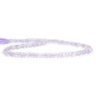Pink Amethyst Faceted Rondelle Beads 12 inch 125 pieces - The Bead Traders