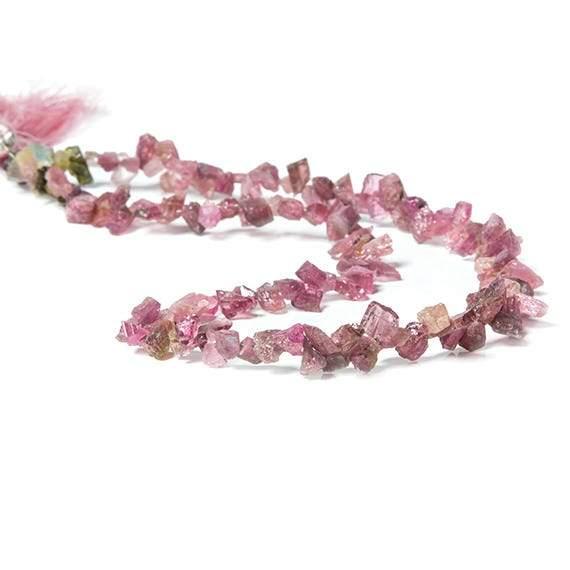 Pink & Multi Color Tourmaline Natural Crystals 14 inch 130 pcs - The Bead Traders