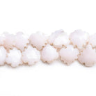 Pink Peruvian Opal Faceted Heart Beads 9 inch 53 pieces - The Bead Traders