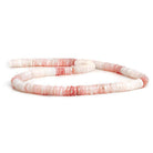 Pink Peruvian Opal Plain Heishi Beads 16 inch 130 pieces - The Bead Traders