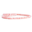 Pink Peruvian Opal Plain Heishi Beads 16 inch 200 pieces - The Bead Traders