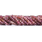 Pink Tourmaline Faceted Rondelle Beads 16 inch 200 pieces - The Bead Traders