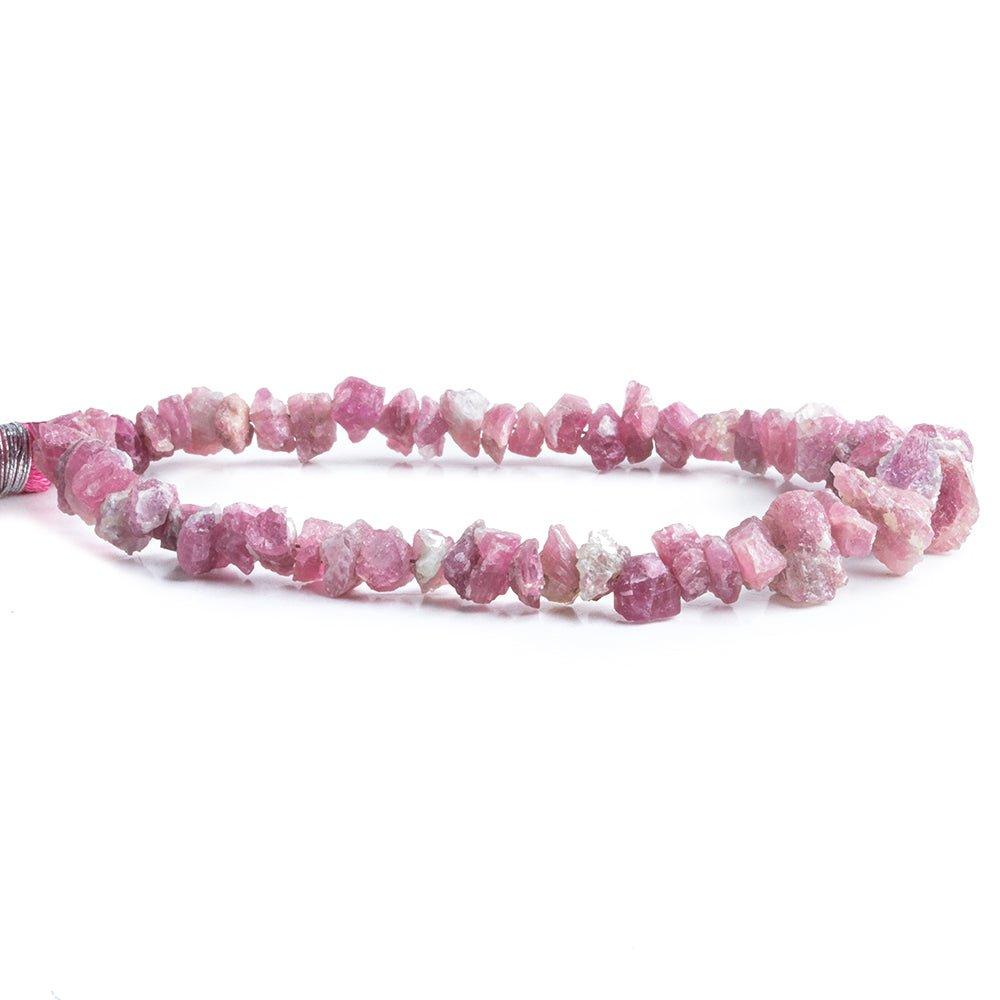 Pink Tourmaline Natural Crystal Beads 8 inch 65 pieces - The Bead Traders