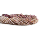 Pink Tourmaline Plain Rounds 14 inch 150 beads - The Bead Traders