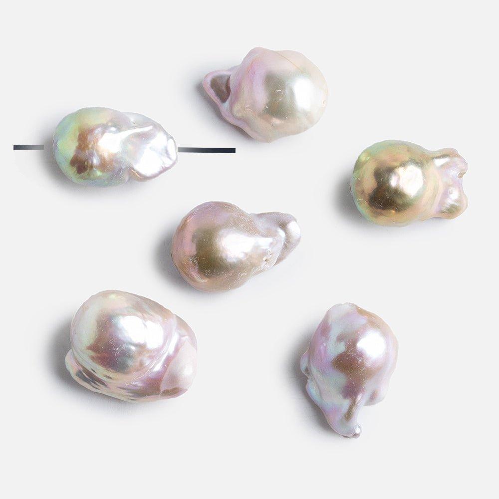 Pink Ultra Baroque Freshwater Pearl Focal 1 Piece - The Bead Traders