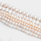 Pinks & Creams Pearls - Lot of 6 Strands - The Bead Traders