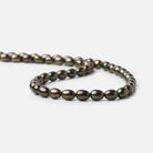 Pistachio Straight Drilled Oval Freshwater Pearl 15 inch 72 pcs - The Bead Traders